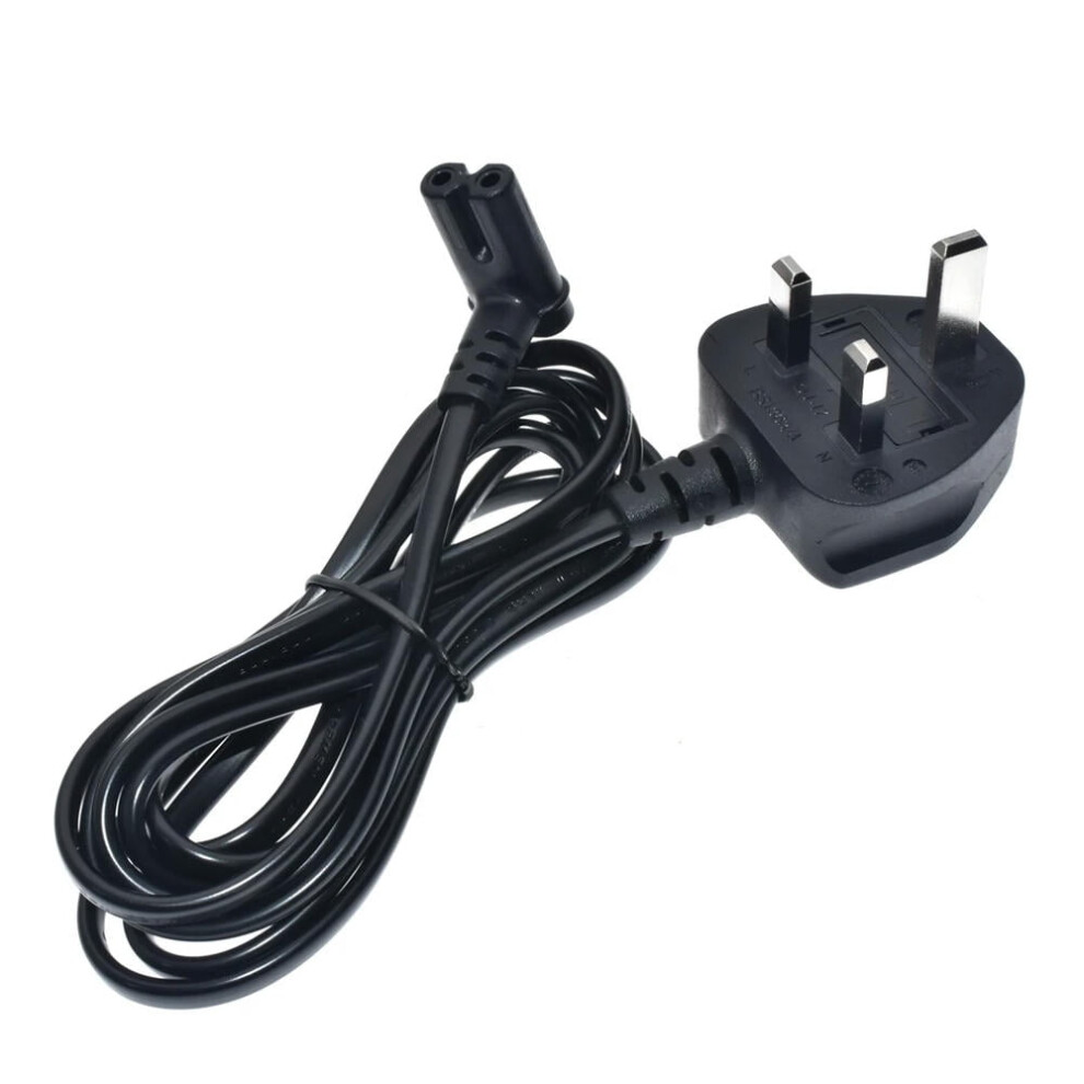 For Uk To C7 Upward Downward 8 Power Replacement Cord For Led Lcd Tv Monitor British To Iec C7 Power Cable 2M 9071309714630