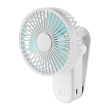 Poaug Fans Clearance Portable Clip Table Fan with Clip Rechargeable Battery 3 Speed Quiet Usb Fan on Sale Home Decor White