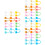 Lot de 36 embouts de paille en silicone réutilisables. 1