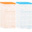 for Employees Weekly Attendance Punch Microcomputer Record Double-sided Paper Office 1
