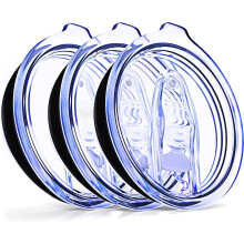 3 couvercles de rechange (30 oz) - 907 ml (3,7 po) de diamètre - Couvercles anti-fuites pour gobelet Yeti de 890 ml (30 oz), compatibles avec les