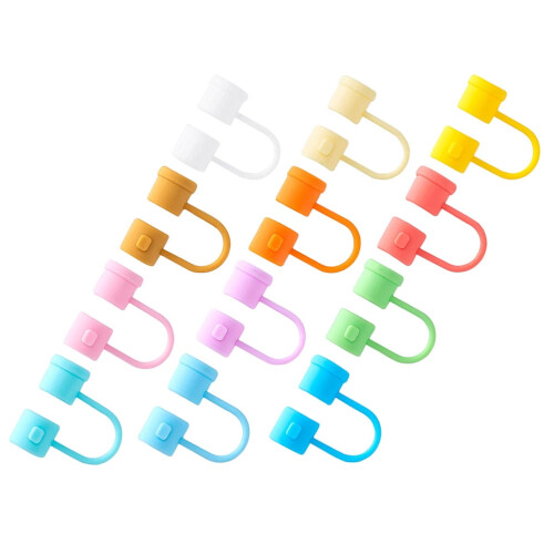 Lot de 36 embouts de paille en silicone réutilisables. 1