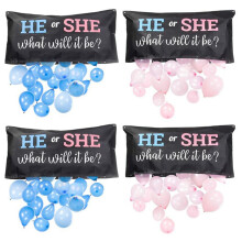2X Le complément parfait pour votre fête de révélation du sexe : sachet de ballons « garçon ou fille »