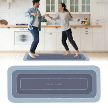 Tapis de bain Miayilima antidérapants et ultra-absorbants, lavables, à placer sous la porte, en fibres de diatomées, faciles d'entretien.