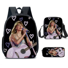 3-teiliges Set mit Taylor Swift-Rucksack, Schultasche, Lunchtasche und Federmäppchen für Kinder – Geschenkidee