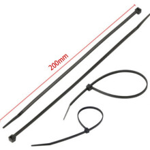 100–1000 st. 6–12 tums plastkabelband i UV-nylon