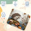 Premium Hedgehog Small Mushroom Mouse Pad - Συμβατό με όλα τα ποντίκια - Άνετη επιφάνεια για έλεγχο 3