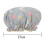 Lot de 3 bonnets de douche à élastique ajustable, bonnet de bain imperméable double couche en satin. 2