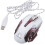 2 Pack Gaming Mouse Optical E-sports USB Gamer Wired Chip White Plastic 1