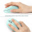 Mouse wireless Seenda 2.4G USB con ricevitore USB, portatile, verde menta, mini mouse sottile per PC, computer, tablet e laptop. 3