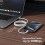 Câble de charge rapide USB Type C, PD60W, cordon tressé, compatible avec iPhone 15, Android, Samsung, Huawei, blanc, 2 m 5