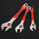 Adjustable Wrench Set Professional: 4PCS Crescent Wrenches Maintenance Tool Kit 5