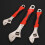 Adjustable Wrench Set Professional: 4PCS Crescent Wrenches Maintenance Tool Kit 7