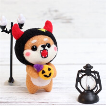 Kayannuo Christmas Clearance Cute Dog Pattern Handmade DIY Poke Wool Felts Material Production Package