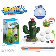 Water Sprinkler Baseball Toy for Kids, 2 in 1 Snail Summer Water Game, 360 Rotating Spray for Backyard Pool Party Fun