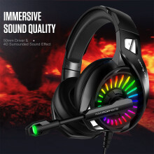 EQWLJWE For PS4 gaming headphones 4D stereo RGB headset with headset, suitable for gamers Bluetooth Headset Holiday Clearance