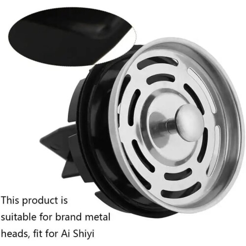 Garbage Disposal Accessories Stainless Steel Filter Plug Rust Resistant Easy Install Kitchen Parts 1