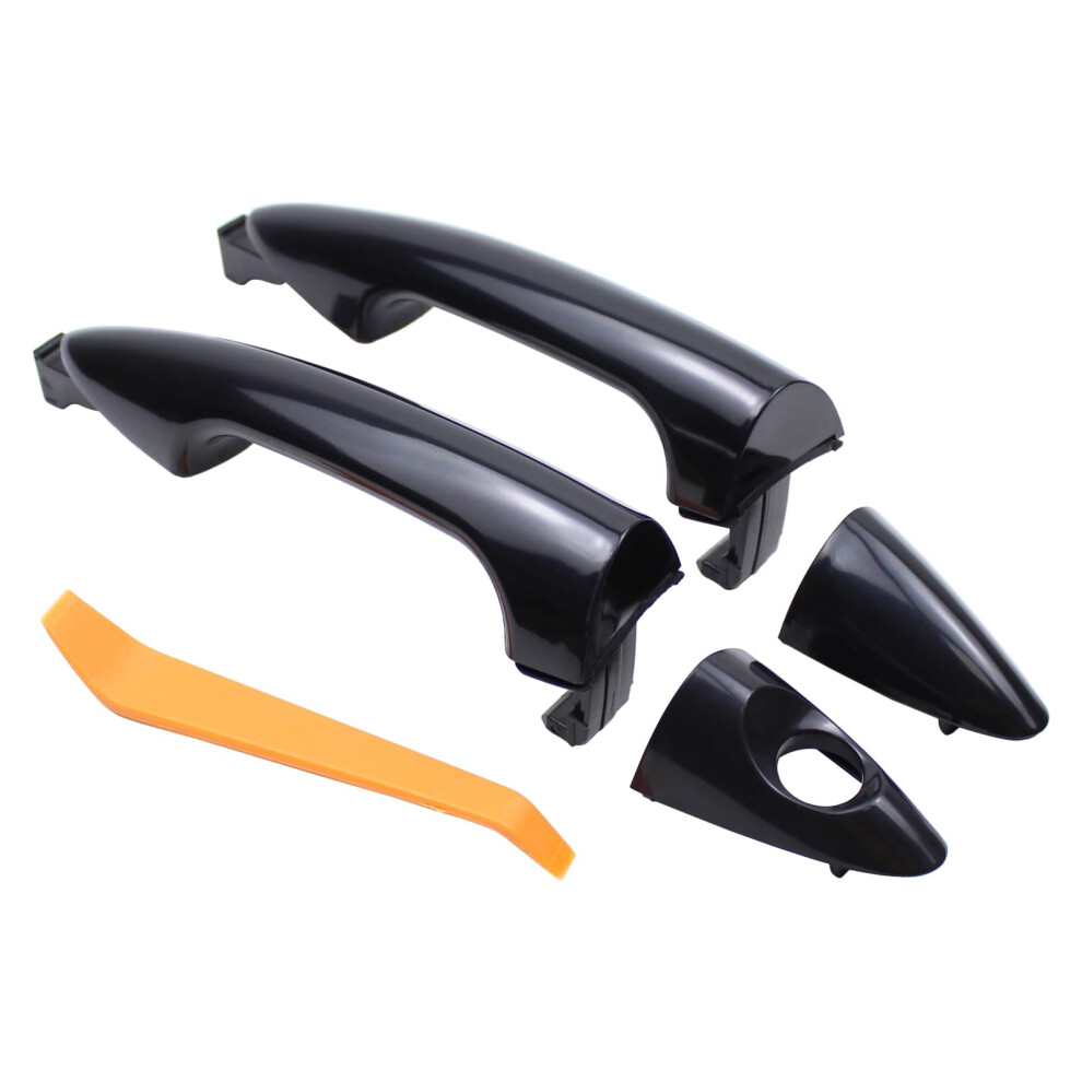 Front Door Handle Pair 20122017 Driver Passenger Side Exterior Replacement For Hyundai Accent 9053599421795
