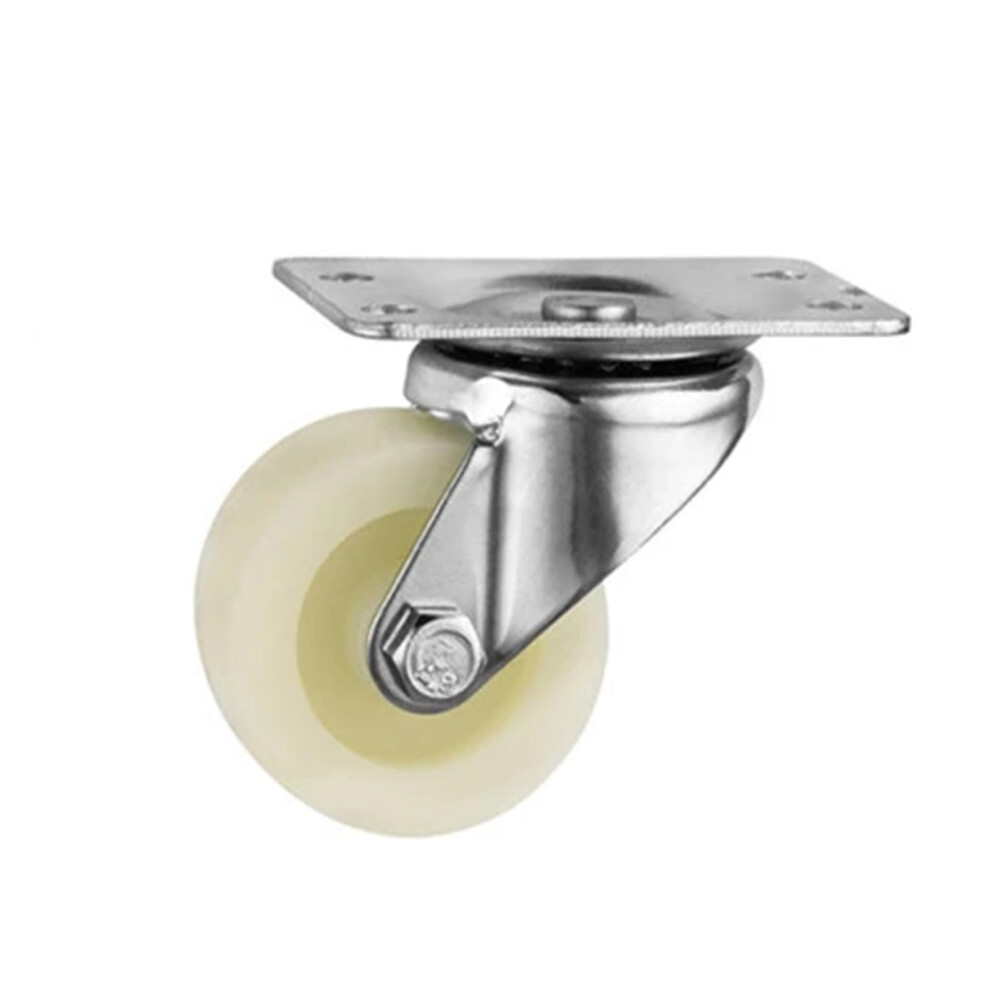 4Pcs 1.5 Inch Swivel Industrial Casters With Side Brake, Low Profile Omnidirectional Wheels 9164114655219
