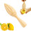 Wooden Citrus Juicer with Ergonomic Grip, Solid Beech Handheld Lemon Squeezer for Kitchen and Bar 1