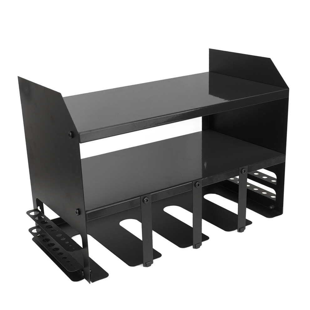 Power Tool Organizer Wall Mounted Rack With Drill Holder, Heavy Duty Iron Garage Storage 9164114655547