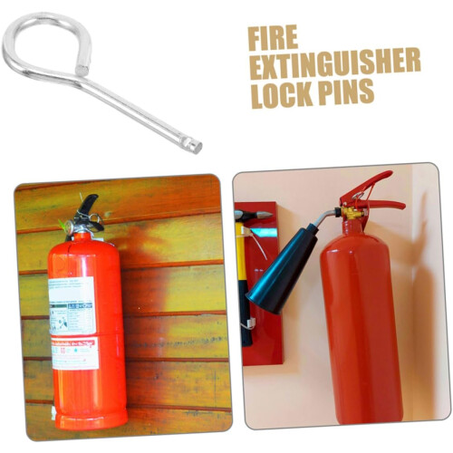 30pcs Fire Extinguisher Pull Pins Stainless Steel Safety Lock Replacement for Emergency Equipment 1