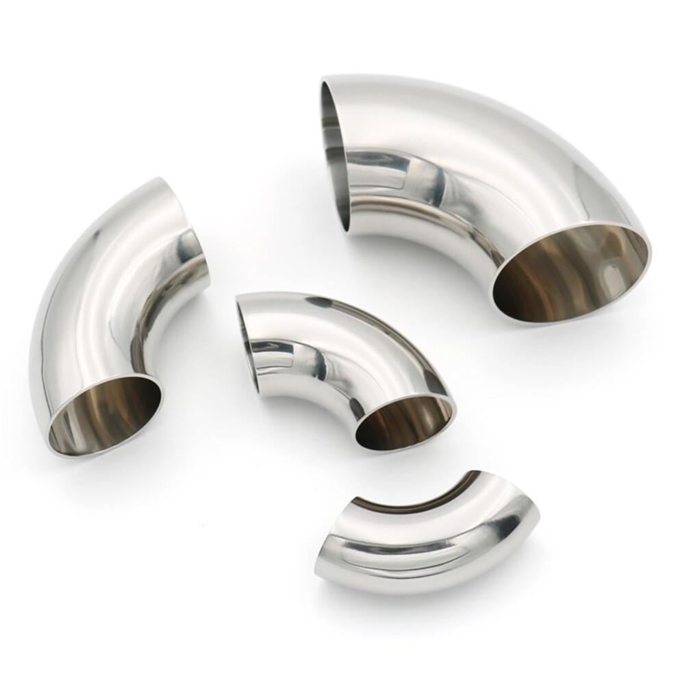 Stainless Steel Elbow 304 Sanitary 90 Degree Butt Weld Pipe Fitting 89 X 2Mm Corrosion Resistant 9113335047778