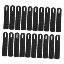20pcs Plastic Threaded Mop Handle Caps Sleeves for Broom Handle Replacement and Secure Fit