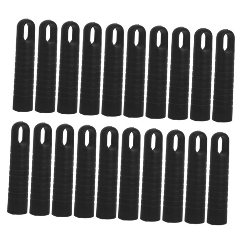 20pcs Plastic Threaded Mop Handle Caps Sleeves for Broom Handle Replacement and Secure Fit