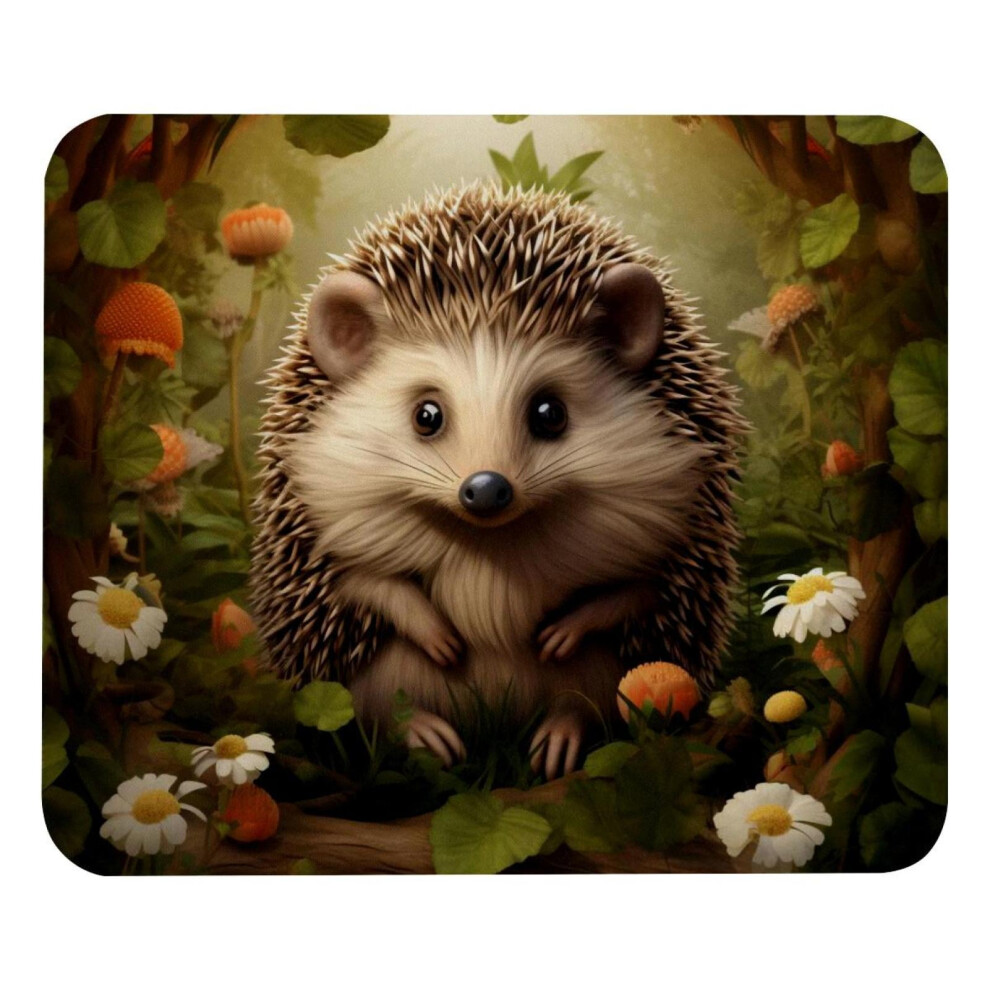 Desk Mat Hedgehog Cute, Small Desk Pad, Gaming Mouse Pad, Mousepad For Desk Rubber Base Mousepad, Keyboard Mouse Mat For Work, Game, Office, Home 9395123017730
