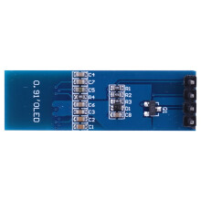 Módulo OLED jixopn de 0,91 pulgadas, tamaño compacto, módulo de pantalla LCD OLED de 128x32 (azul)