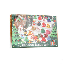 Lot de 24 canards en caoutchouc de Noël, parfaits pour les fêtes de fin d'année : Père Noël, bonhomme de neige et autres décorations pour