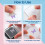 4 τεμάχια σφραγίδα PVC για DIY scrapbooking μέδουσες 55x55 χιλ. 7