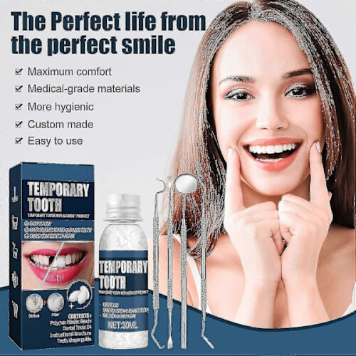Tooth Repair Kit - Temporary tooth filling, replacement for missing or broken teeth 1