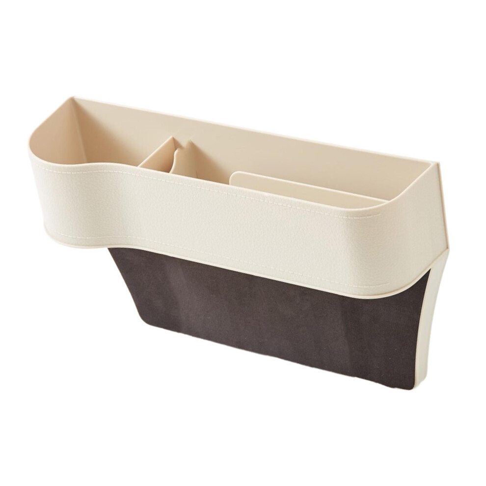 Car Seat Filler Organizer, Car Seat Organizer Organizer Between Seat ,Car Seat Storage Box For Cards Coin Car Front Seat ,Keys, Wallet Driver Beige 9395123021911