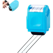 Rolo de carimbo com pista de corrida, rolo de carimbo com pista de carros, rolo para prática de caligrafia com linhas tracejadas, compatível com