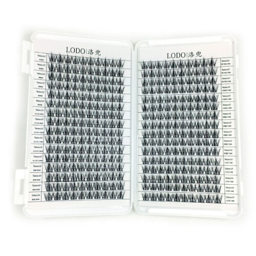 320 clusters individual eyelashes 3D 10MM 10MM 10mm