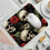 Mouse Pad Halloween Skulls με αντιολισθητική βάση από καουτσούκ, τετράγωνο gaming pad 8,3'' x 9,8'' για 2