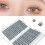 320 clusters individual eyelashes 3D 10MM 10MM 10mm 6
