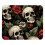 Mouse Pad Halloween Skulls με αντιολισθητική βάση από καουτσούκ, τετράγωνο gaming pad 8,3'' x 9,8'' για 1