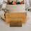 100 τεμάχια DIY κενές ευχετήριες κάρτες kraft διπλωμένες vintage καρτ ποστάλ 6