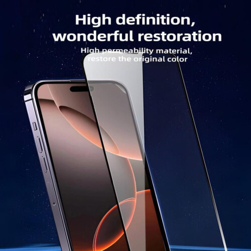 Συμβατό με προστατευτικό οθόνης iPhone16HD (6,1 ίντσες), [top9H μεμβράνη από σκληρυμένο 1