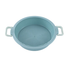 VALSEEL Accessori per la cottura Teglia rotonda in silicone per torte fai da te, utensili per friggitrice domestica