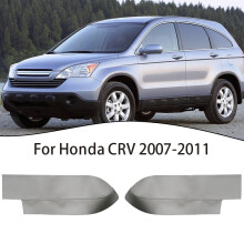 SUKIY Türverkleidungen aus Leder für Honda CR-V (2007–2012), Armlehnenbezug, 2-teilig, Grau