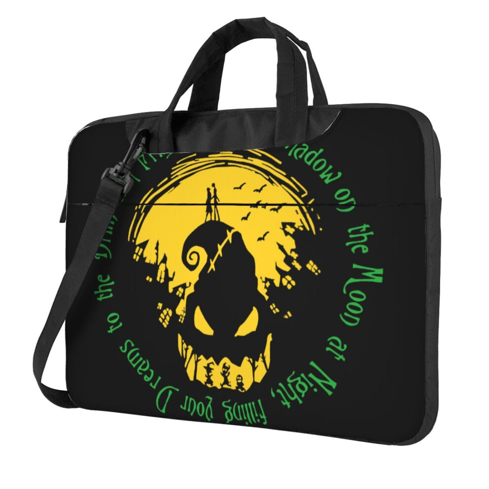 Laptop Sleeve 15.6" The Nightmare Before Christmas Computer Case Notebook Sleeve Pc Messenger Bag Tablet Case Neoprene Handle Sleeve 9395123770512