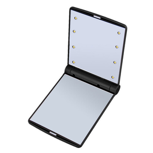 Καθρέφτης μακιγιάζ Hesroicy Foldable8LED με φωτισμό και ρυθμιζόμενη φωτεινότητα για 1