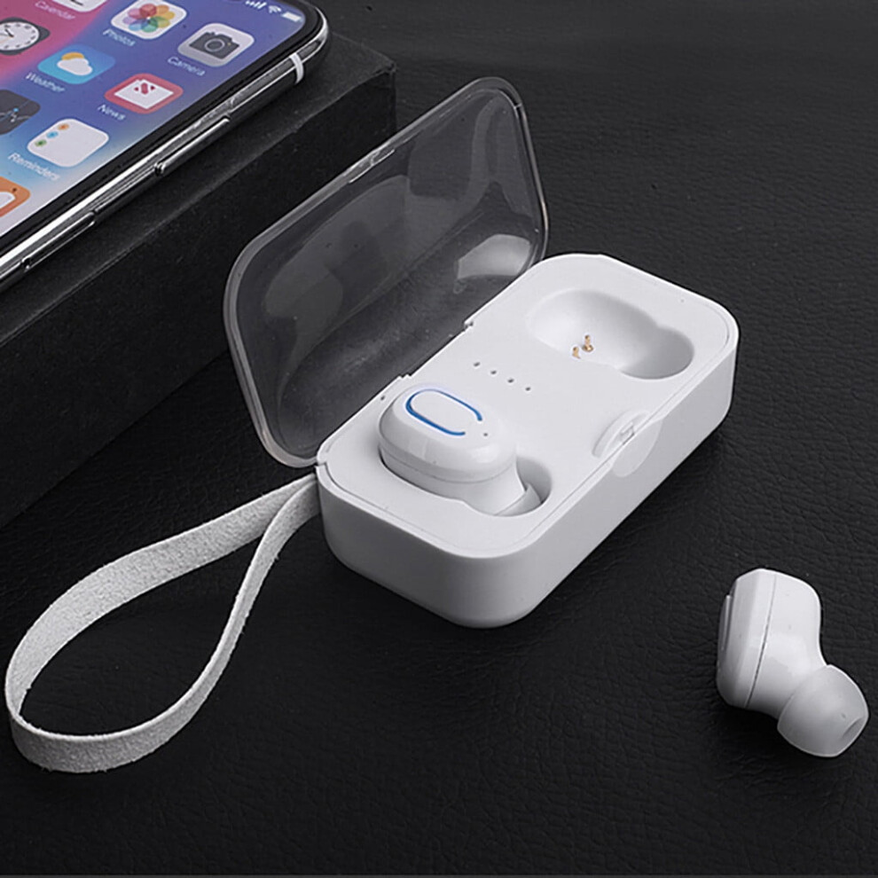 Eqwljwe Twins Wireless Bluetooth 5.0 Stereo Headset In-Ear Earphones Mic For Compatible With Samsung S10 Bluetooth Headset Holiday Clearance 9395123770314