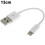 Cable de carga corto compatible con iPhone 2