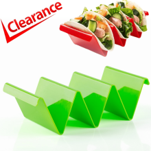 Soportes para tacos y quesadillas de plástico corrugado multicolor Moqsnm