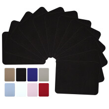 Tela termoadhesiva TureClos, 10 hojas, 4,92 3,74 pulgadas, parches para ropa, sofá, pantalones, bolsillos, agujeros, rodillas y codos.